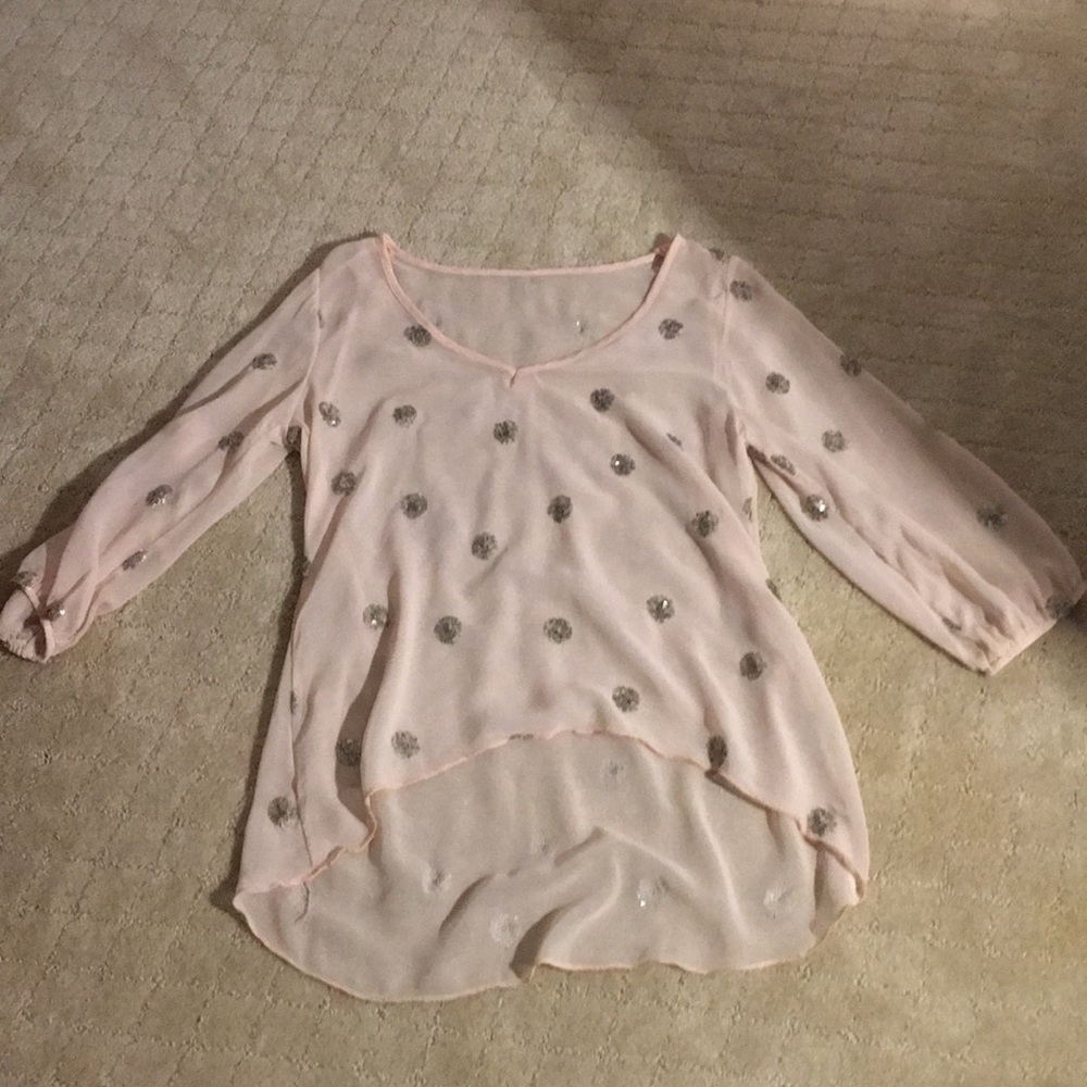 Loose Polka Dot Blouse